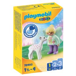 PLAYMOBIL 1-2-3 - FÉE AVEC FAON #70402